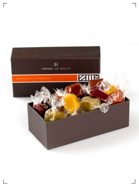 Henri Le Roux COFFRET DE CARAMEL ASSORTIS, キャラメル アソート 375g 箱入り アンリ ル ルー