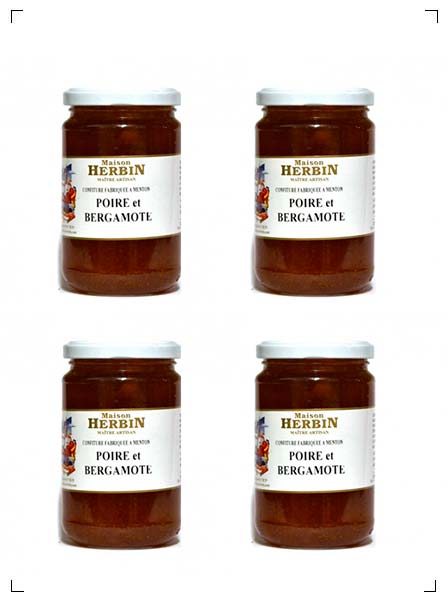 Maison Herbin CONFITURE SET, コンフィチュール 4個セット メゾン エルバン