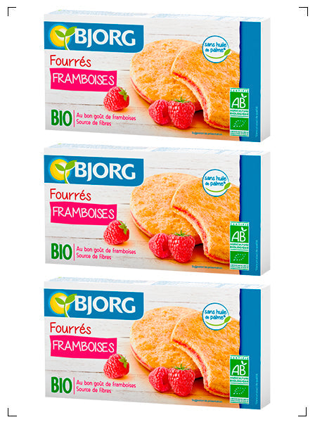 Bjorg FOURRES FRAMBOISES BIO SET, フーレ フランボワーズ ビオ 3箱セット ビヨルグ