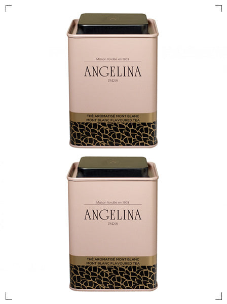 Angelina THE 2BOX, 缶入り お茶 2個セット アンジェリーナ