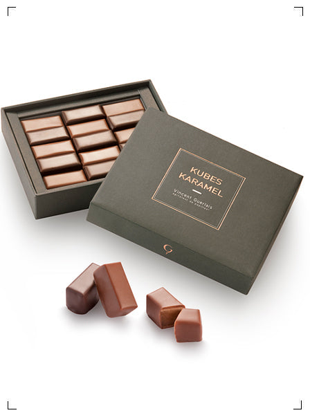 Vincent Guerlais COFFRET MINI ARDISES KUBES KARAMEL, キューブ キャラメル ヴァンサン ゲルレ