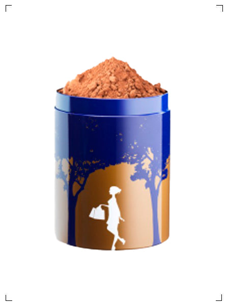 Jean-Paul Hevin BOITE METAL RONDE POUDRE DE CHOCOLAT CHAUD, ショコラショ メタル缶入り ジャン-ポール エヴァン