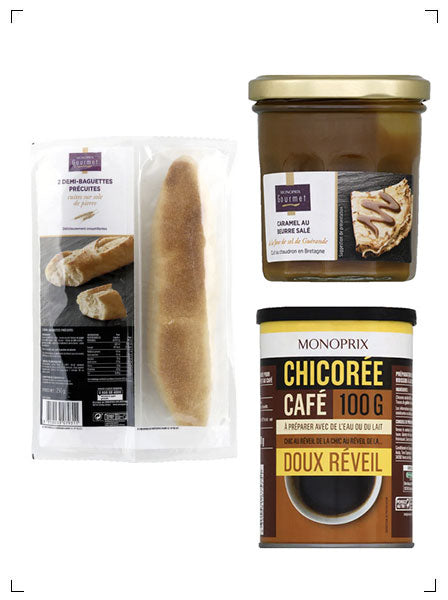 Monoprix PETIT DEJEUNER SELECTION CARAMEL A TARTINER, ［パリスウェーブセレクション］プチデジュネセット 塩バターキャラメル モノプリ