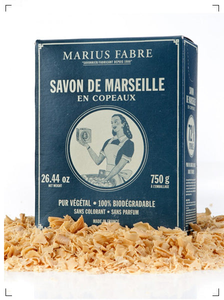 Marius Fabre COPEAUX DE SAVON DE MARSEILLE, マルセイユ石けんフレークタイプ マリウス ファーブル