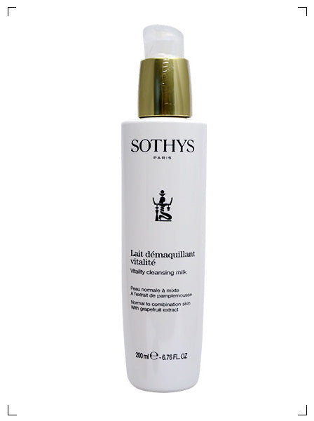 Sothys LAIT DEMAQUILLANT VITALITE, バイタリティー クレンジングミルク ソティス