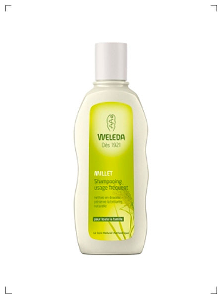Weleda SHAMPOOING USAGE FREQUENT AU MILLET, オーガニック シャンプー ミレー ノーマルヘア用 ヴェレダ