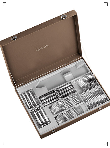Christofle MARLY ENSEMBLE 36 PIECES POUR 6 PERSONNES EN ECRIN, マルリーシリーズ 6人用 36点セット クリストフル