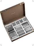 Christofle OSIRIS - ACIER ENSEMBLE 48 PIECES POUR 12 PERSONNES EN ECRIN, オシリス ステンレスタイプシリーズ 12人用 48点セット クリストフル