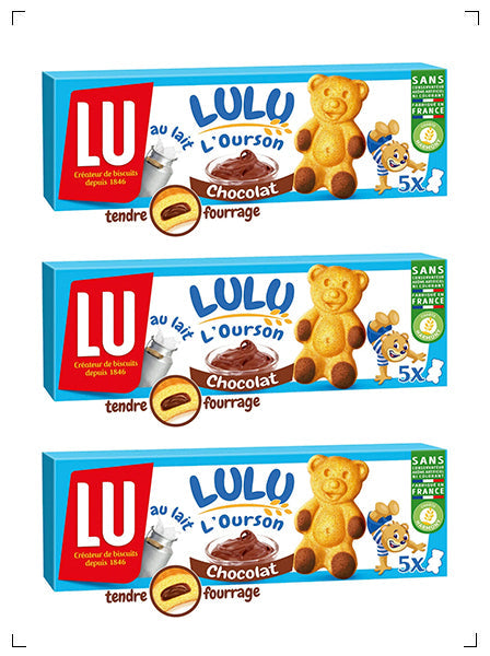 Lu L'OURSON DE LULU, ルルソン ドゥ リュリュ 3箱セット リュ