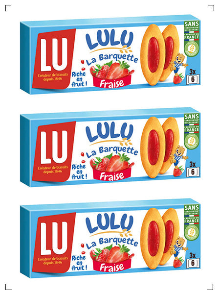 Lu LA BARQUETTE DE LULU, ラ バルケット ドゥ リュリュ 3箱セット リュ