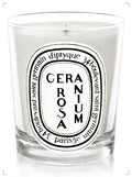 Diptyque BOUGIE GERANIUM ROSA, キャンドル ゼラニウム ローザ ディプティック