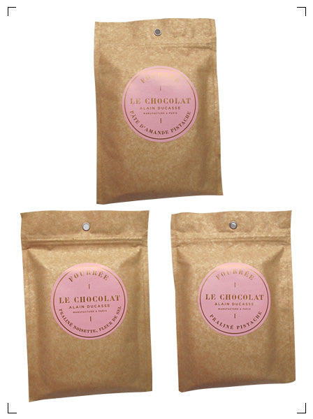 Alain Ducasse LES TABLETTES FOUREES, タブレットチョコレート セレクト 3枚セット アラン デュカス