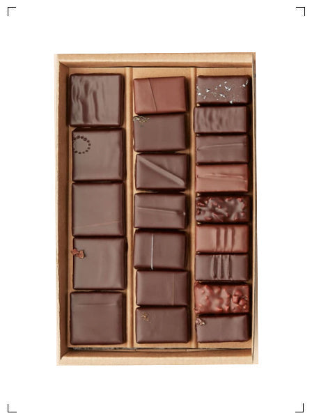 Alain Ducasse COFFRETS GANACHES PRALINES A L ANCIENNE 21PCS, コフレ ガナッシュ プラリネ アンシエンヌ 21個入り アラン デュカス