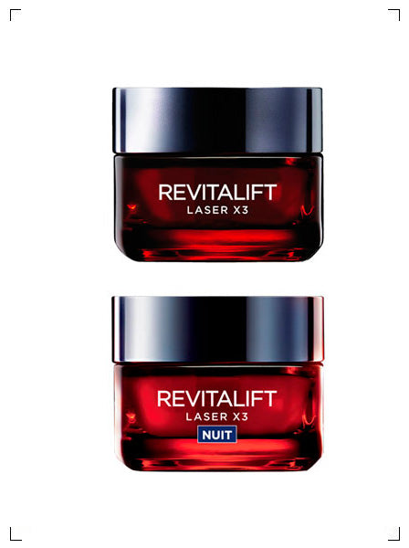 L'Oreal REVITALIFT LASER X3  CREME JOUR ET NUIT SET, リバイタリフト レーザー クリームセット ロレアル
