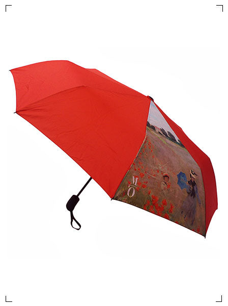Musees de Paris PARAPLUIE MONET COQUELICOTS, 折り畳み傘 モネ ひなげし パリの美術館
