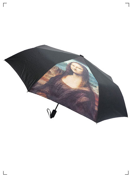 Musees de Paris PARAPLUIE JOCONDE, 折り畳み傘 レオナルド・ダ・ヴィンチ モナリザ パリの美術館