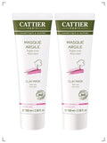 Cattier ARGILE MASQUE TUBE, クレイパック  2本セット カティエ
