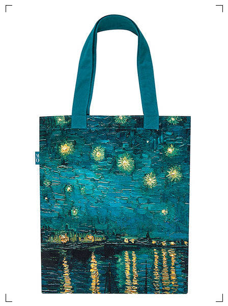 Musees de Paris SAC COTTON VAN GOGH NUIT ETOILEE, トートバッグ ファン・ゴッホ 星降る夜 パリの美術館