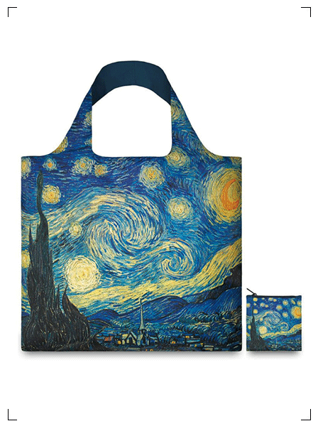 Musees de Paris SAC VAN GOGH LA NUIT ETOILEE, エコバッグ ファン・ゴッホ 星月夜 パリの美術館