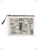 Musees de Paris TROUSSE PARIS -TYPO, ポーチ パリ タイポグラフィ パリの美術館