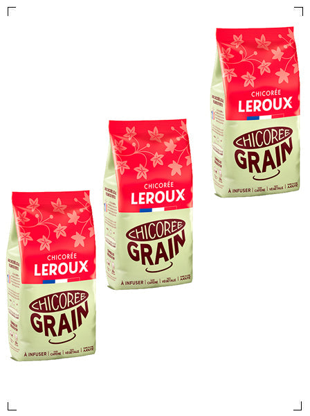 Leroux CHICOREE GRAINS, チコリ グライン 3袋セット ルルー