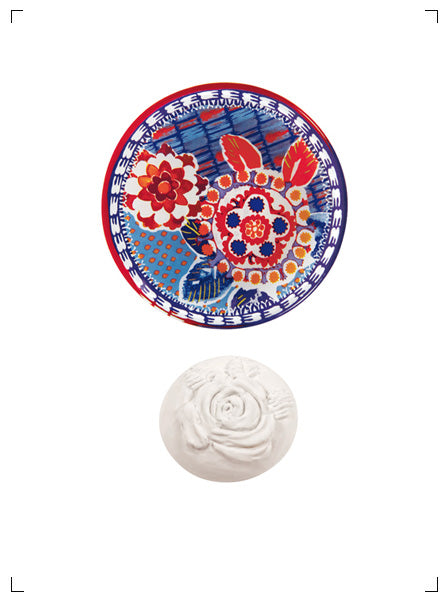 Fragonard LE JARDIN DE FRAGONARD ROSE AMBRE SAVON ET PORTE SAVON, ローズアンバー ソープ ソープトレイセット フラゴナール