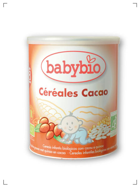 Babybio CACAO CEREALES AU QUINOA, カカオ シリアル キヌア ベビービオ