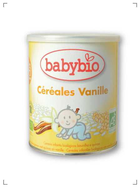 Babybio VANILLE CEREALES AU QUINOA, バニラ シリアル キヌア ベビービオ