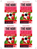 Monoprix THE NOIR SAVEUR FRUITS ROUGES, ブラックティー レッドフルーツ 4箱セット モノプリ