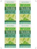 Monoprix INFUSION AU TILLEUL ET A LA MENTHE, インフュージョン ティユール＆ミント 4箱セット モノプリ