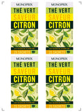 Monoprix THE VERT SAVEUR CITRON, グリーンティー レモン 4箱セット モノプリ