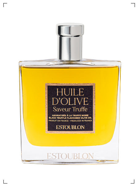 Chateau d'Estoublon FLACON HUILE D'OLIVE VIERGE EXTRA AROME TRUFFE, エクストラバージンオリーブオイル トリュフ フレーバー フラコン シャトー デストゥブロン