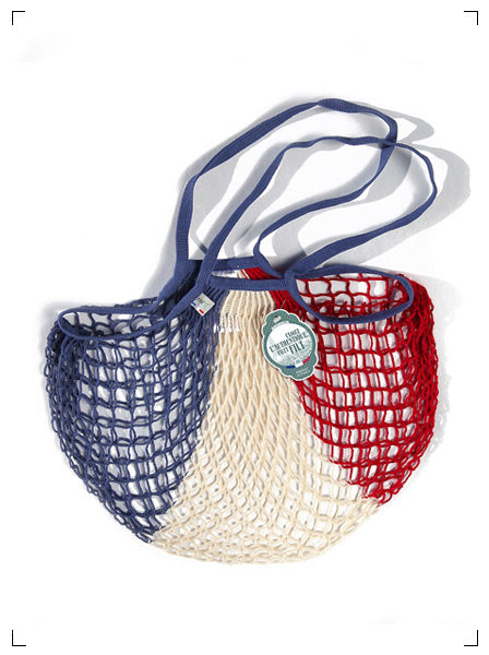 Filt FILET A PROVISIONS CLASSIQUE PORTE EPAULE BLEU BLANC ROUGE, フィレ クラシック ロング トリコロール フィルト
