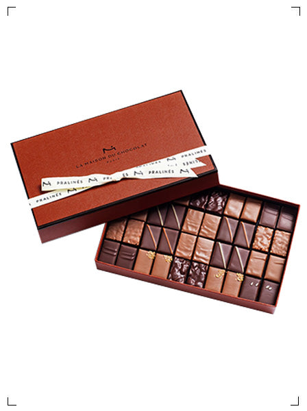 La Maison du Chocolat COFFRET PRALINES 40 CHOCOLATS, プラリネショコラ コフレ 40個入り ラ メゾン デュ ショコラ