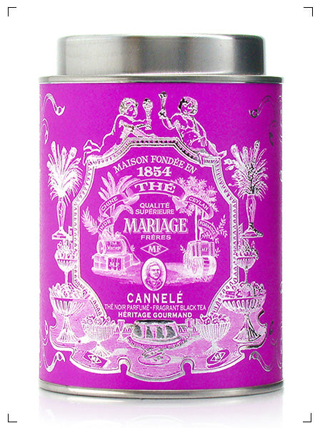 Mariage Freres HERITAGE GOURMENT THE NOIR CANNELE, エリタージュ グルモン カヌレ マリアージュ フレール