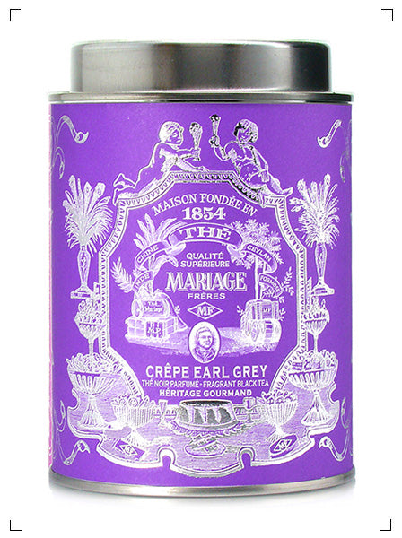 Mariage Freres HERITAGE GOURMENT THE NOIR CREPE EARL GREY, エリタージュ グルモン アールグレイのクレープ マリアージュ フレール
