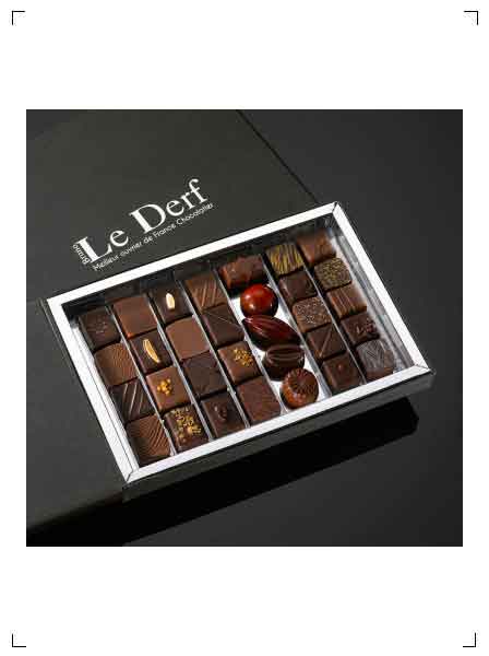 Bruno Le Derf COFFRETS DE CHOCOLATS, ボンボンショコラ アソート 33個入り ブルーノ ル デルフ