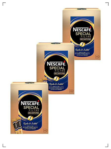 Nescafe NESCAFE SPECIAL FILTRE  CAFE SOLUBLE DECAFEINE, ネスカフェ スペシャルフィルトレ カフェ デカフェ 3箱セット ネスカフェ