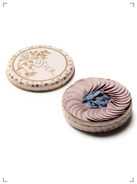 Boissier PETALES DE CHOCOLAT ET FLEURS CRISTALLISEES VIOLETTE ET VIOLETTE CRISTALLISEE, ペタル ド ショコラ ヴィオレット ボワシエ