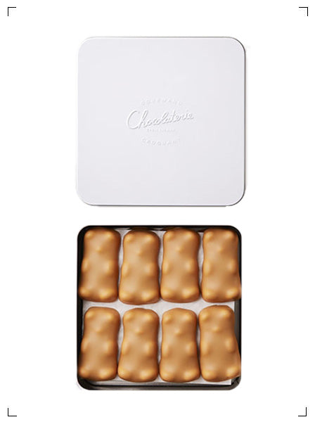 Cyril Lignac BOITE DE 16 OURSONS OURSON GUIMAUVE DULCEY, マシュマロ ブロンドチョコレート 16個入り シリル リニャック