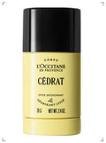 L'Occitane CEDRAT DEODORANT STICK, デオドラントスティック セドラ ロクシタン