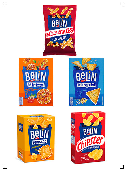 Belin MINIZZA CHIPSTER MONACO CRACKERS SELECTION, クラッカーセレクション ベリン