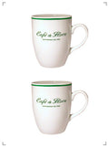 Cafe de Flore 2 MUGS, オリジナル マグカップ 2個セット カフェ ド フロール