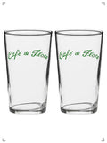 Cafe de Flore 2 VERRES CONIQUES, オリジナル グラス 2個セット カフェ ド フロール