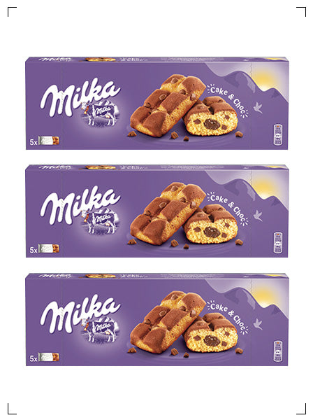 Milka CAKE & CHOC, ケーク エ ショック 3箱セット ミルカ