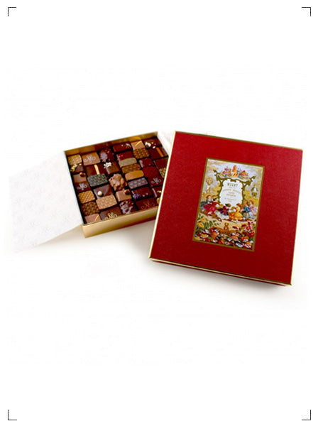 Meert LES ECRINS ROUGES ASSORTI, エクラン ルージュ アソートショコラ メール