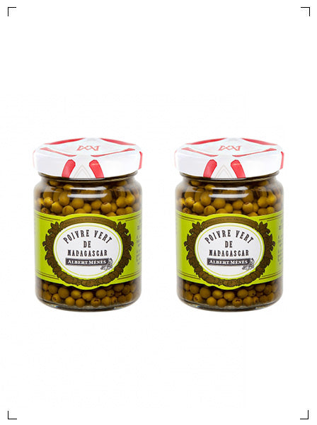 Albert Menes POIVRE VERT MADAGASCAR, マダガスカルグリーンペッパー 2瓶セット アルベール メネス