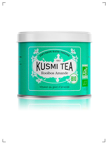 Kusmi Tea ROOIBOS AMANDE BIO BOITE EN METAL, ルイボス アマンド メタル缶入り クスミティ