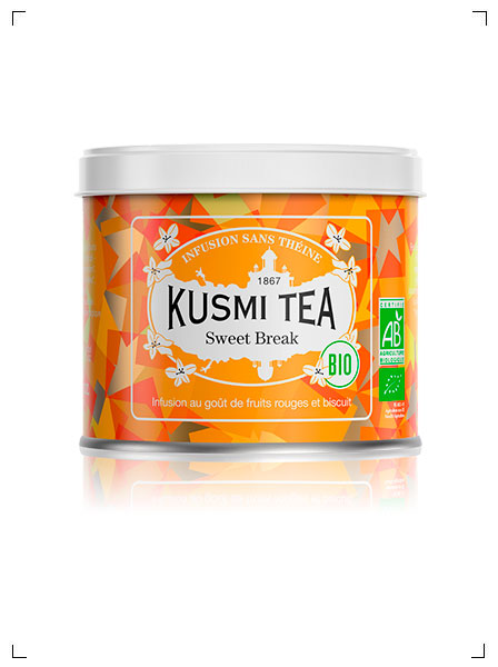 Kusmi Tea SWEET BREAK BIO BOITE EN METAL, スウィート ブレーク メタル缶入り クスミティ