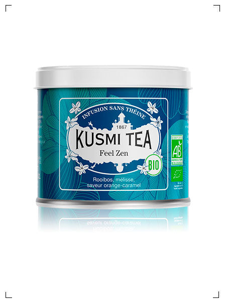 Kusmi Tea FEEL ZEN BIO BOITE EN METAL, フィール ゼン メタル缶入り クスミティ